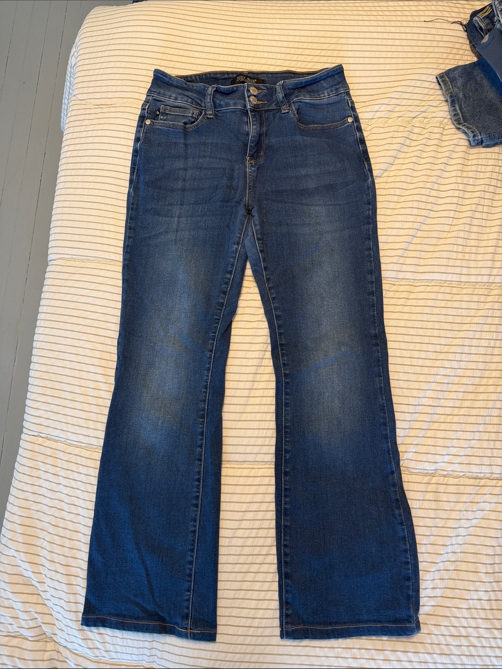 Judy Blue Dark Blue Flare Jeans
